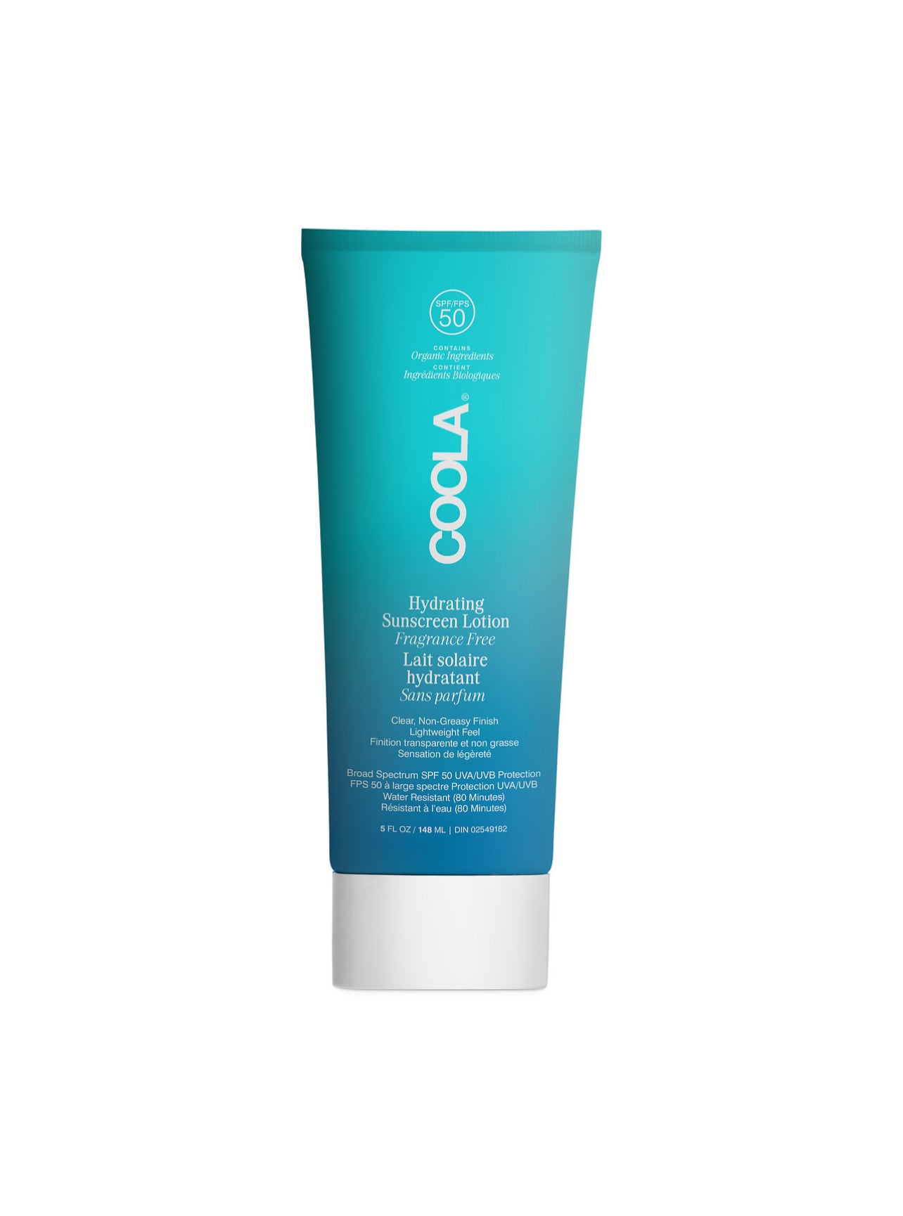 COOLA Hydrating Sunscreen Lotion SPF 50 – Sans parfum